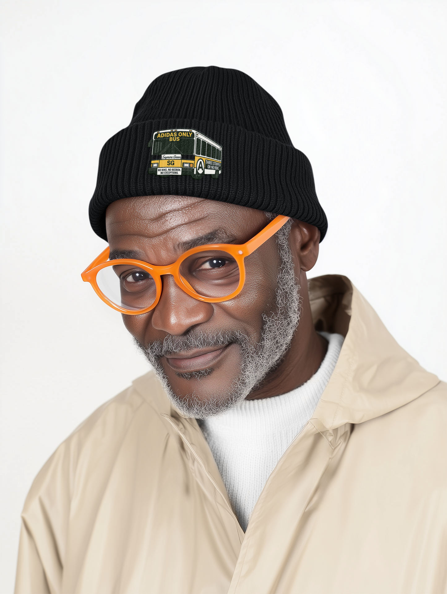 Three Stripes Only Bus Beanie