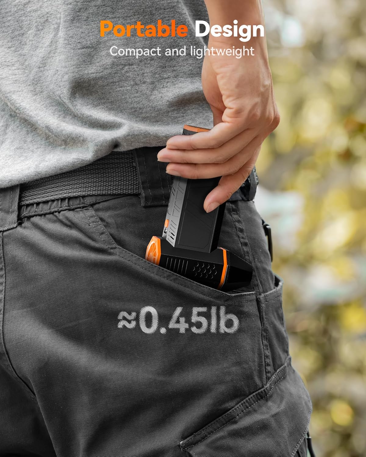 WOLFBOX MF50 Compressed Air Duster-110000RPM Super Power Electric Air Duster, 3-Gear Adjustable Mini Blower with Fast Charging, Dust Blower for Computer, Keyboard, House, Outdoor and Car